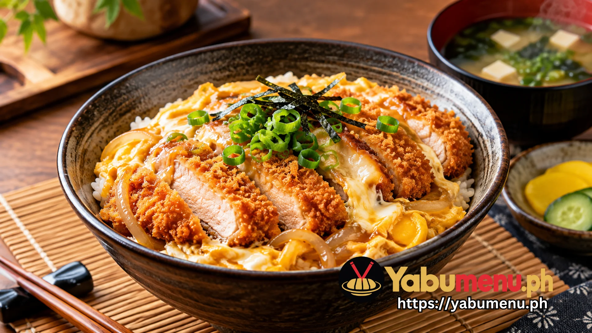 Rosu Katsudon with Crispy Pork and Rice Yabu Menu Philippines